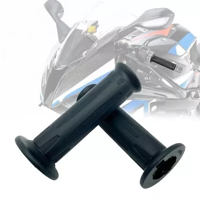 Rubber Motorcycle Handlebar Grip Handle Bar Grips For BMW S1000RR S1000XR S1000R • $43.87