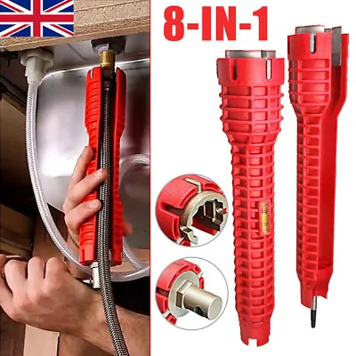 8in1 Sink Basin Multifunction Faucet Wrench Install Tap Spanner Installer Tools • £6.79