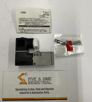 $99.99 • Buy CKD P5142-M6-DC24V New Solenoid Valve W/ Gasket And Hardware (CL213)