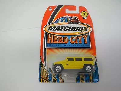 Matchbox Hero City Hummer H2 SUV Concept • $3.60