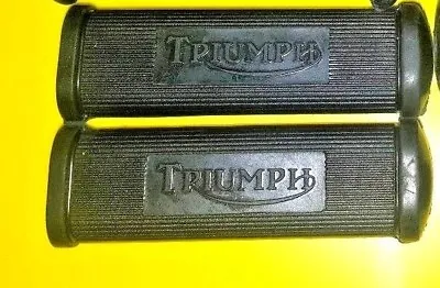 (2) Triumph Logo Foot Rest Peg Passenger Rubber Set Pn# 82-1695 / 54-05477 • $14.95