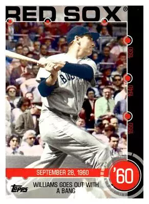 2015 Topps Baseball History #4B Ted Williams RED SOX • $1.75