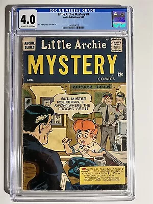 Little Archie Mystery #1 Archie Pub Silver Age 1963 Cgc 4.0 Graded!  • $134.99