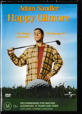 Happy Gilmore DVD Brand New And Sealed Region 4 Adam Sandler Comedy Movie • $9.50