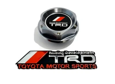 $24.50 • Buy Gunmetal Engine Billet Oil Filler Cap For Toyota Trd Scion Xb Tc Trd Emblem Jdm