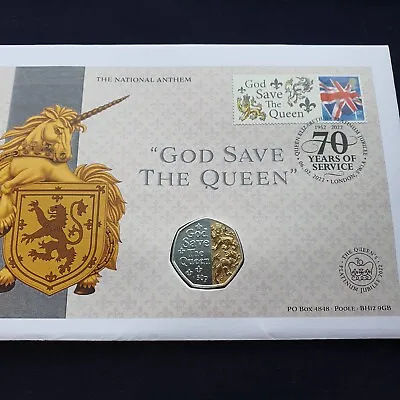Platinum Jubilee 2022 Dual Plated 50p Coin/Stamp Cover-isle Of Man • $28.61