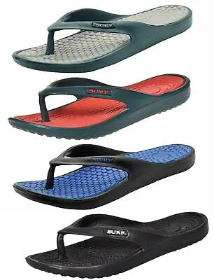 Mens Sandals Flip Flop Toe Post Pool Beach Travel Lightweight Shoes UK Size 7-11 • £7.99