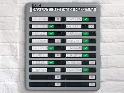 £6.35 • Buy Nobo In/Out Board Card Inserts 30 Pack