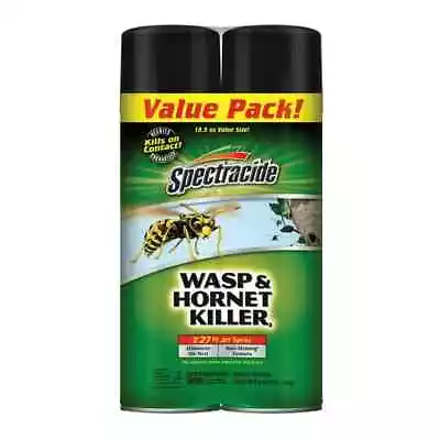 Spectracide Insects Wasp & Hornet Killer 18.5 Ounces Twin Pack • $10.85