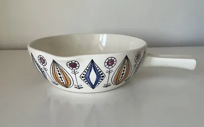 Mid Century Pouring Bowl / Serving Dish Retro Pattern Egersund Norway • £10
