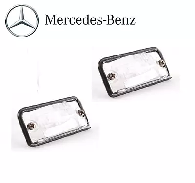 NEW Mercedes SL550 SL63 License Plate Lamp Light Lens Rear Set Of 2 GENUINE • $41.50