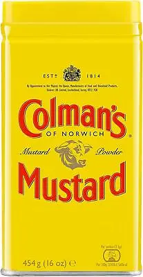 Colman's Mustard Powder 454g Pack Of 1 Or 6 • £15.82