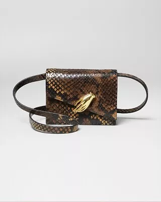 Alexis Bittar In My Dreams Mini Accordion Bag Amber Python NWT • $150