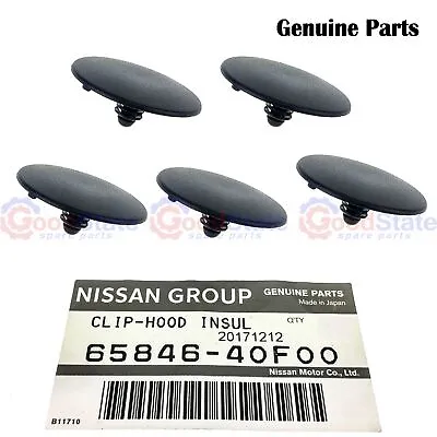 GENUINE Nissan Pulsar N14 N15 N16 Skyline R32 Bonnet Hood Insulator Clip X 5 • $22.36