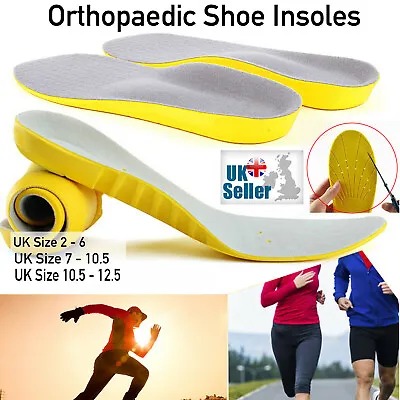 £3.29 • Buy Memory Foam Unisex Orthopaedic Shoe Pads Trainer Foot Feet Comfort Soft Insoles