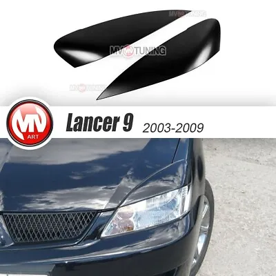 Front Eyelids Eyebrows Headlights Var №2 Covers For Mitsubishi Lancer IX 9 Cedia • $24.90