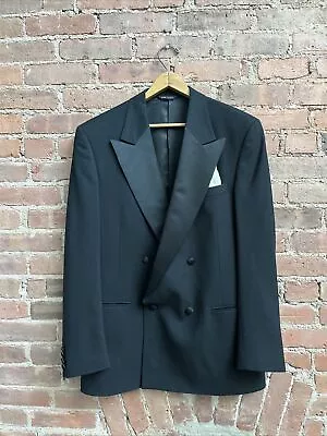 Vintage Perry Ellis For Saks Men’s Tuxedo Sz 40R 100% Wool USA 80’s Circuit • $525