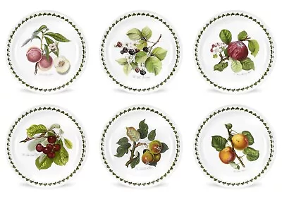 Portmeirion Pomona Salad Plate | Set Of 6 Salad Plates Assorted Floral Motifs • $79.99