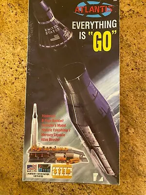 Atlantis Models Atlas Rocket W/ John Glenn Mercury Capsule Model Kit 1/110 H1833 • $42