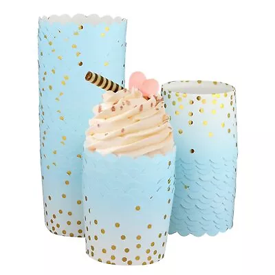 50 Pcs Paper Baking Cups 4.7 Oz Cupcake Liners Oven-safe Muffin Cupcake Cups ... • $17.52