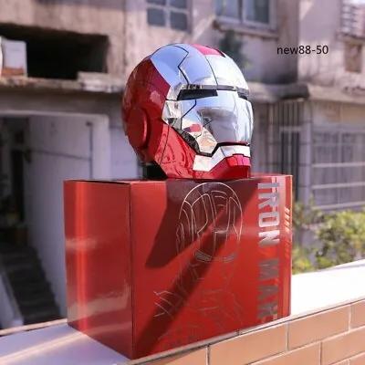 NEW Autoking Iron Man Helmet MK5 1:1 Voice-controlled Wearable Transform Prop • $198.24