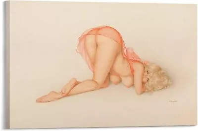 Pin Up Girls 24 - By Alberto Vargas Painting Art Posters Gifts Canvas Painting • $14.90