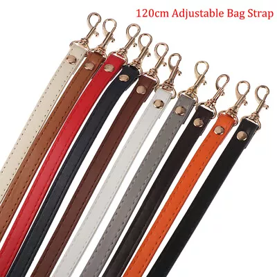 120cm Leather Shoulder Bag Handle Purse Strap Handbags Belt Strap Bag Access-qe • $7.11