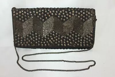 Ecote Urban Outfitters Brasstone Stud Clutch Shoulder Bag Chain Strap • $39.96