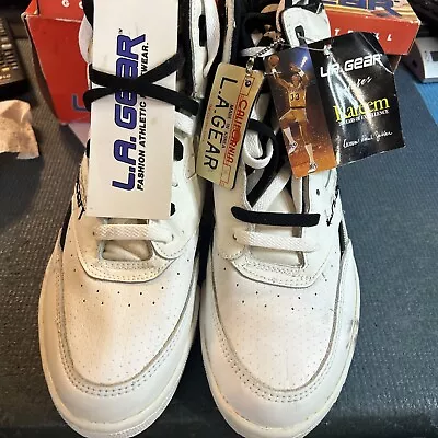 Men's LA Gear Kareem Abdul Jabbar High Top Sneakers Vintage With Tags And Box • $101