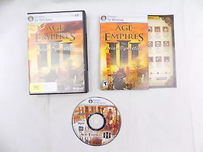 Big Box PC Age Of Empires III 3 The Asian Dynasties Free Postage • $19.92