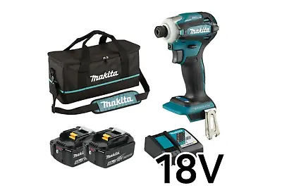 Makita DTD172 2x5.0Ah BL 18V Sleeve 3600RPm 3800Ipm 180Nm 3lb UPS# Charger_220V • $559