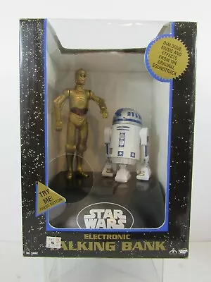 Star Wars Electronic Talking Bank 1995 C-3PO & R2-D2 Thinking Toys 13902 (Pg48C) • $45