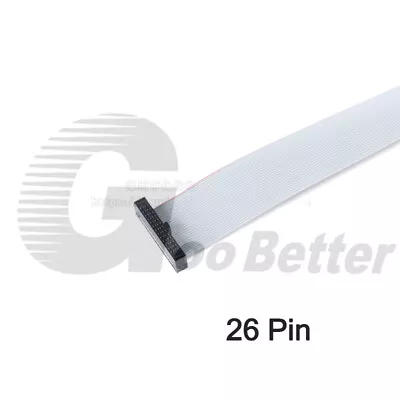 IDC Header Jumper Connector 1.27mm Pitch 2 Row 20cm Flat Ribbon Cable Female • £2.51