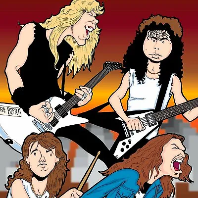 Metallica By Anthony Parisi Limited Edition Print • £477.28