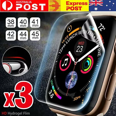 For Apple Watch  Screen Protector IWatch Series 9 8 7 4 5 6 SE  41 40 42 44 45mm • $4.99