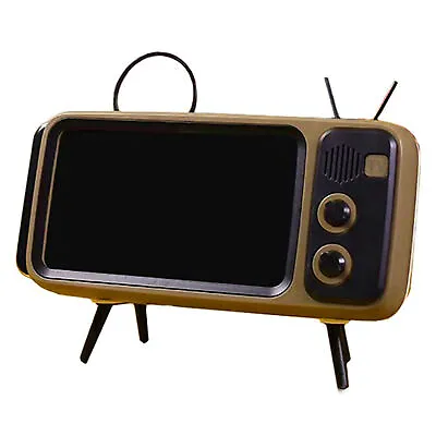 Retro TV Mobile Phone Screen Stand Portable Screen Phone Holder Amplifier • £6