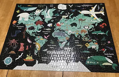 Your World ~ 1000 Pc Puzzle From Mudpuppy ~ Complete ~ Euc • $12.95