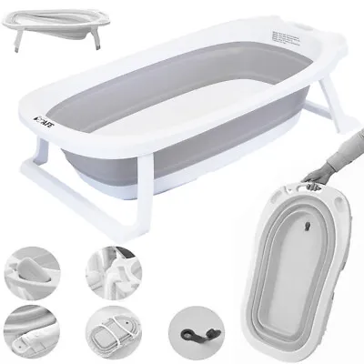 £35.76 • Buy ISafe Flat Foldable Recline New Born Baby Bath - Light GREY (New)