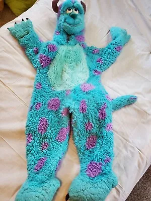 Pixar Disney Store Sulley Costume Monsters Inc Plush Furry Sully Kid Child Sz XS • $70