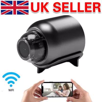 Mini Wifi Hidden Spy IP Camera Wireless HD 1080P Micro Security Night Vision Cam • £9.95