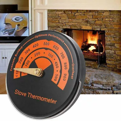 Magnetic Stove Temperature Gauge Flue Pipe Thermometer Wood Burner Fireplace • $9.75