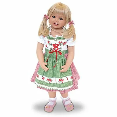 The Ashton-Drake Galleries Louisa Lifelike Child Doll With Bavarian Costume 31  • $280