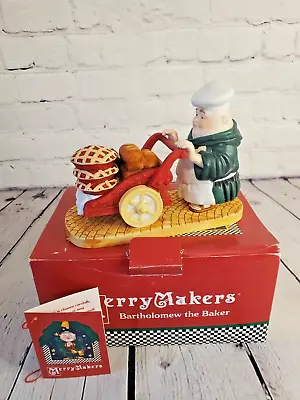 Department 56 Merry Makers Monk Bartholomew The Baker W/Cart In Original Box • $15