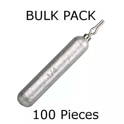 Reaction Tackle Bulk-  100 PACK!!! Skinny Lead Drop Shot Weights And Sinkers • $24.99