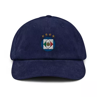 Italy EURO 2024 Minimalist Design Embroidered Corduroy Hat Soccer Football Cap • $28.90