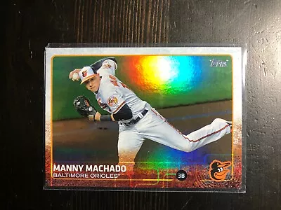 2015 Topps Rainbow Foil Manny Machado #136 Orioles Card PWE • $4.25