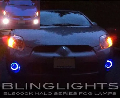 White LED Halo Fog Lamps Driving Light Kit For 2006 2007 2008 Mitsubishi Eclipse • $119.94