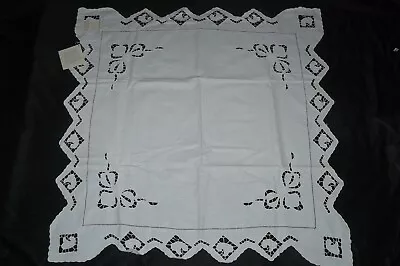 Ophelia's World Michele Durkson Clise Peking Handicrafts Cutwork Tablecloth NEW • $17.96