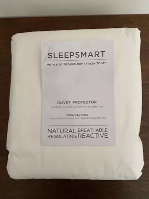 Pottery Barn K/CKSleepsmart 37.5® Technology Duvet Insert Protector • $79