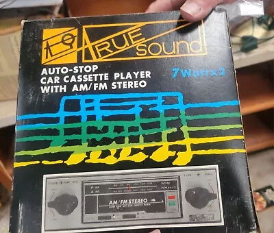 Vintage NOS New True Sound AM/FM Car Cassette Tape Player Stereo Radio • $99